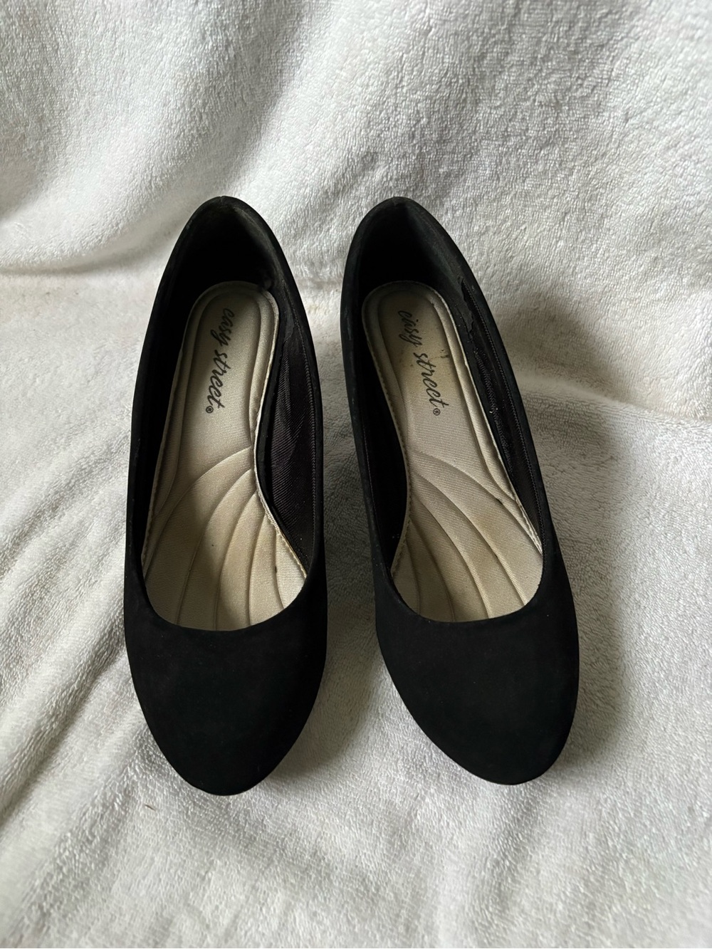 Easy Street Women’s Black 7.5W Dress High Heel Shoes